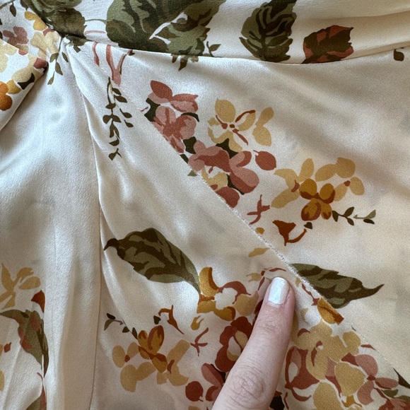 Reformation 2 Veria Silk Maxi Dress Halter Neck Bella - Picture 10 of 14